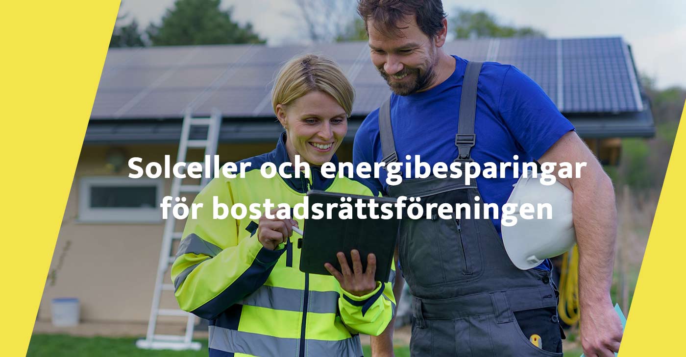 Solceller för BRF