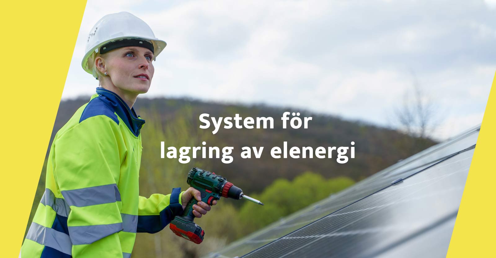 System för lagring av egenproducerad elenergi